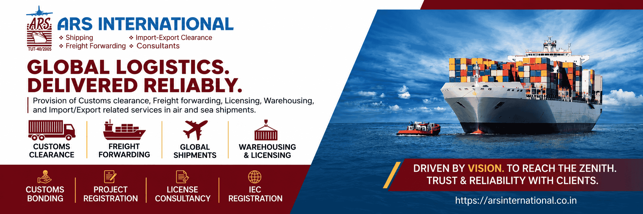 Corporate Logistics & Freight Forwarding Website