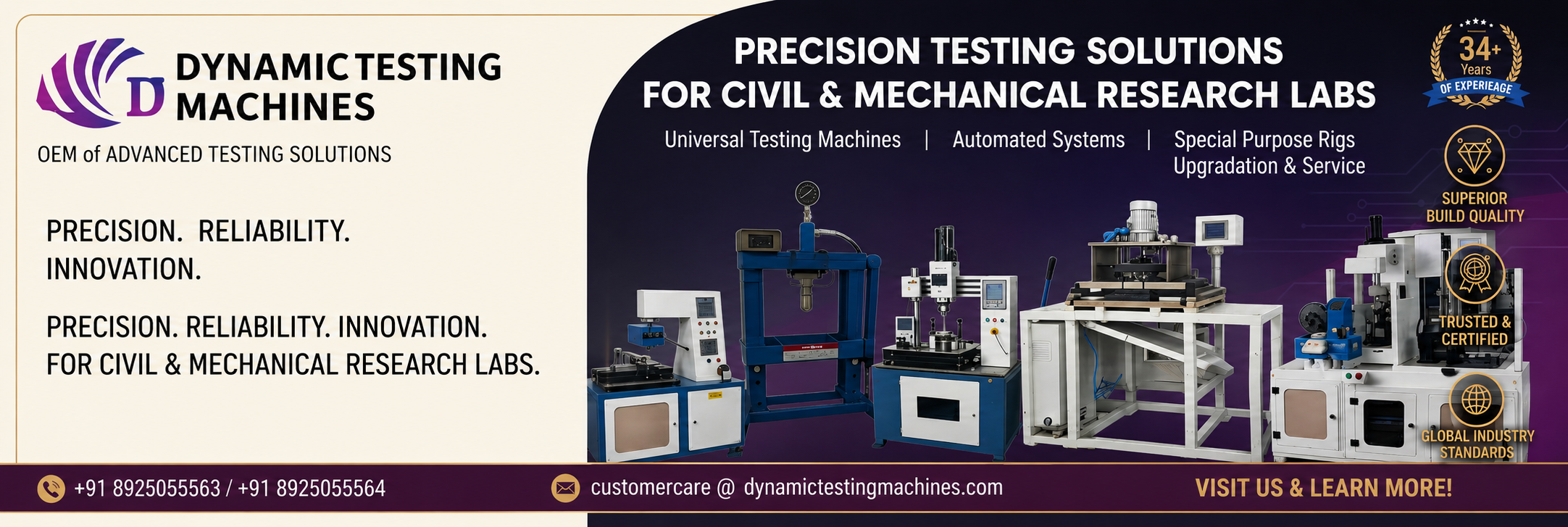 Material Testing Equipment Website