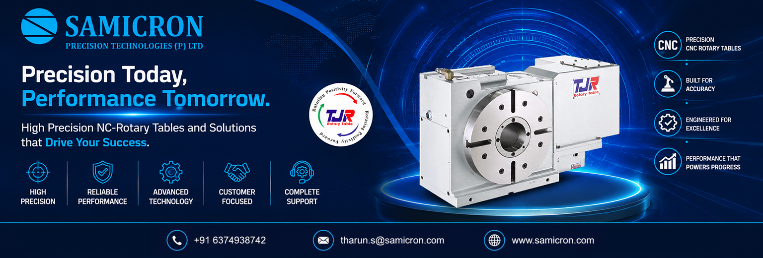CNC Rotary Table Manufacturing Website Development