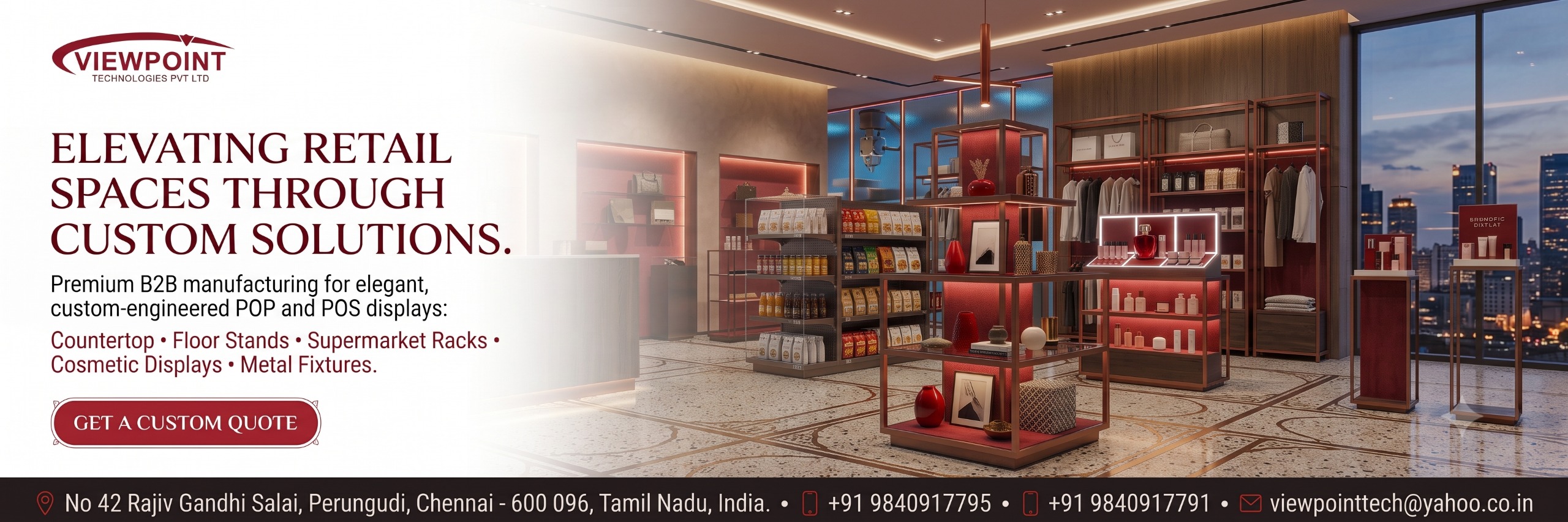 Retail Display Manufacturer Website