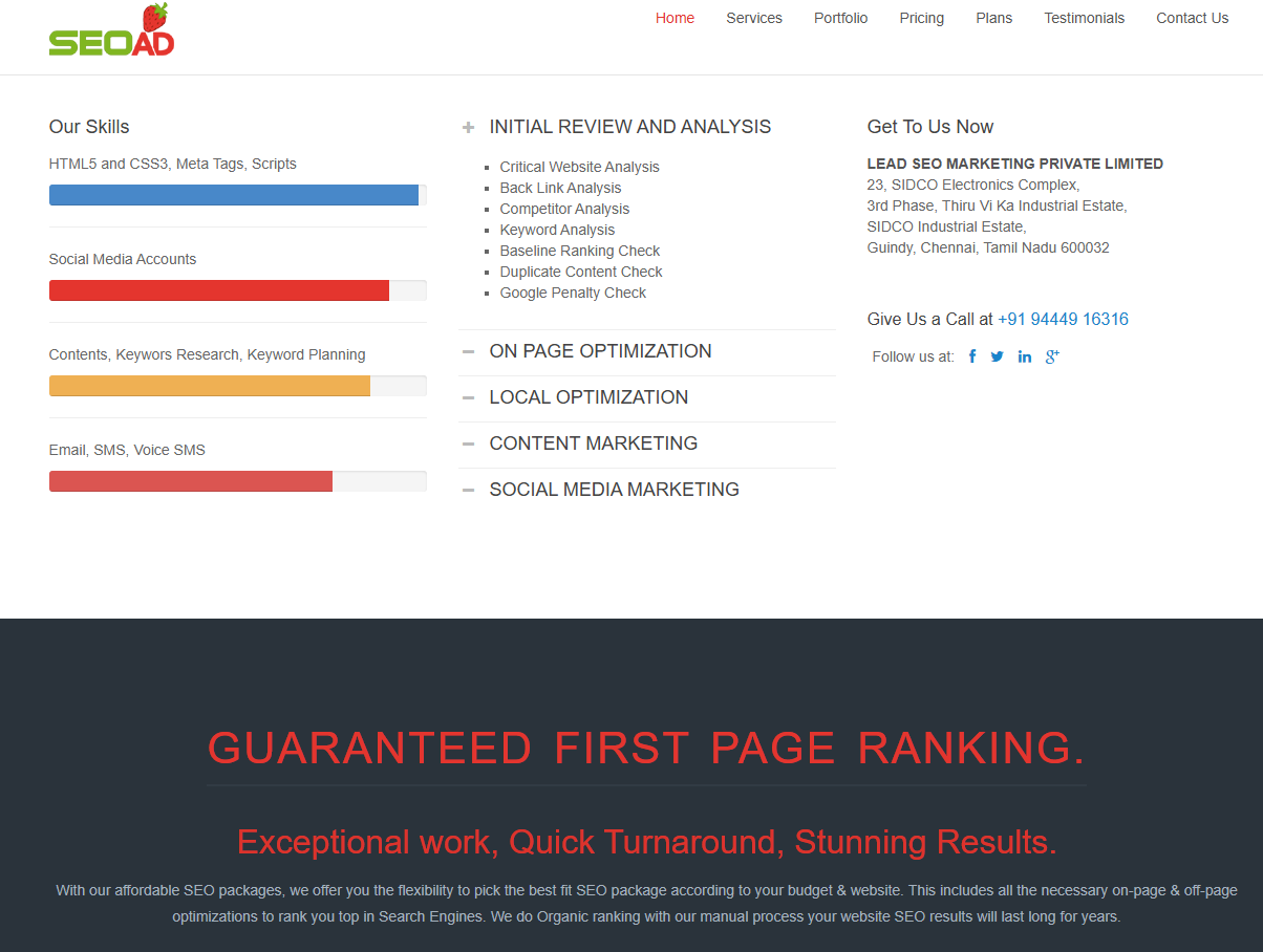 SEO & Digital Marketing Website Development — screenshot 3