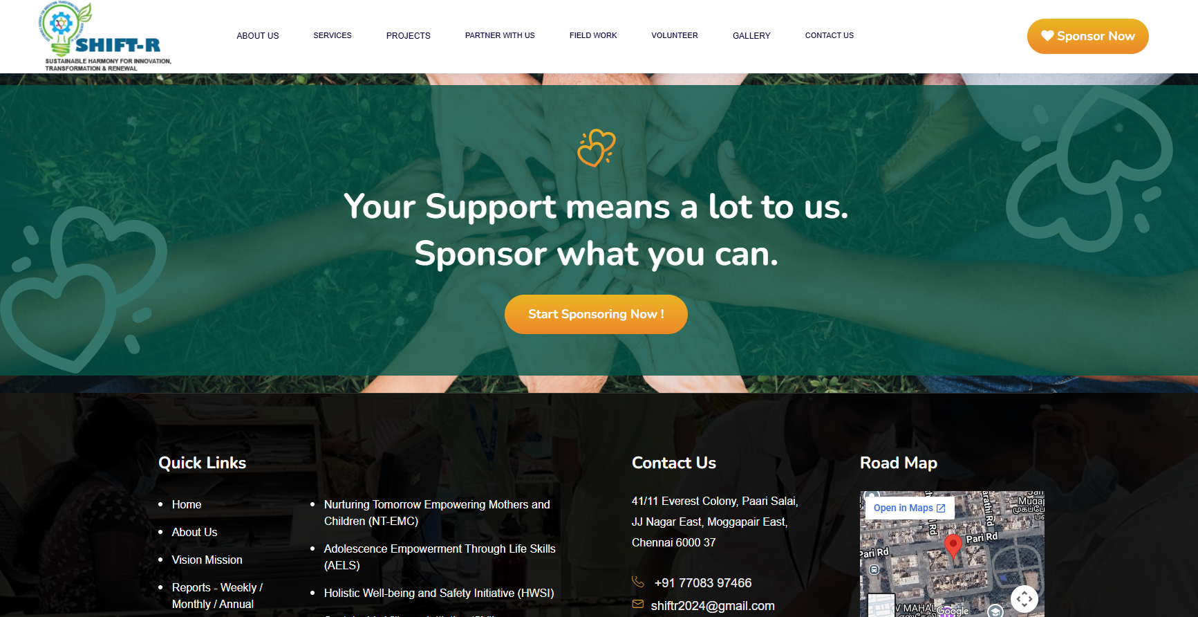 NGO & Social Impact Website Development — screenshot 3