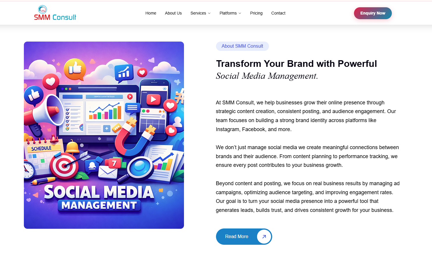 Business Consulting Website Development — screenshot 3