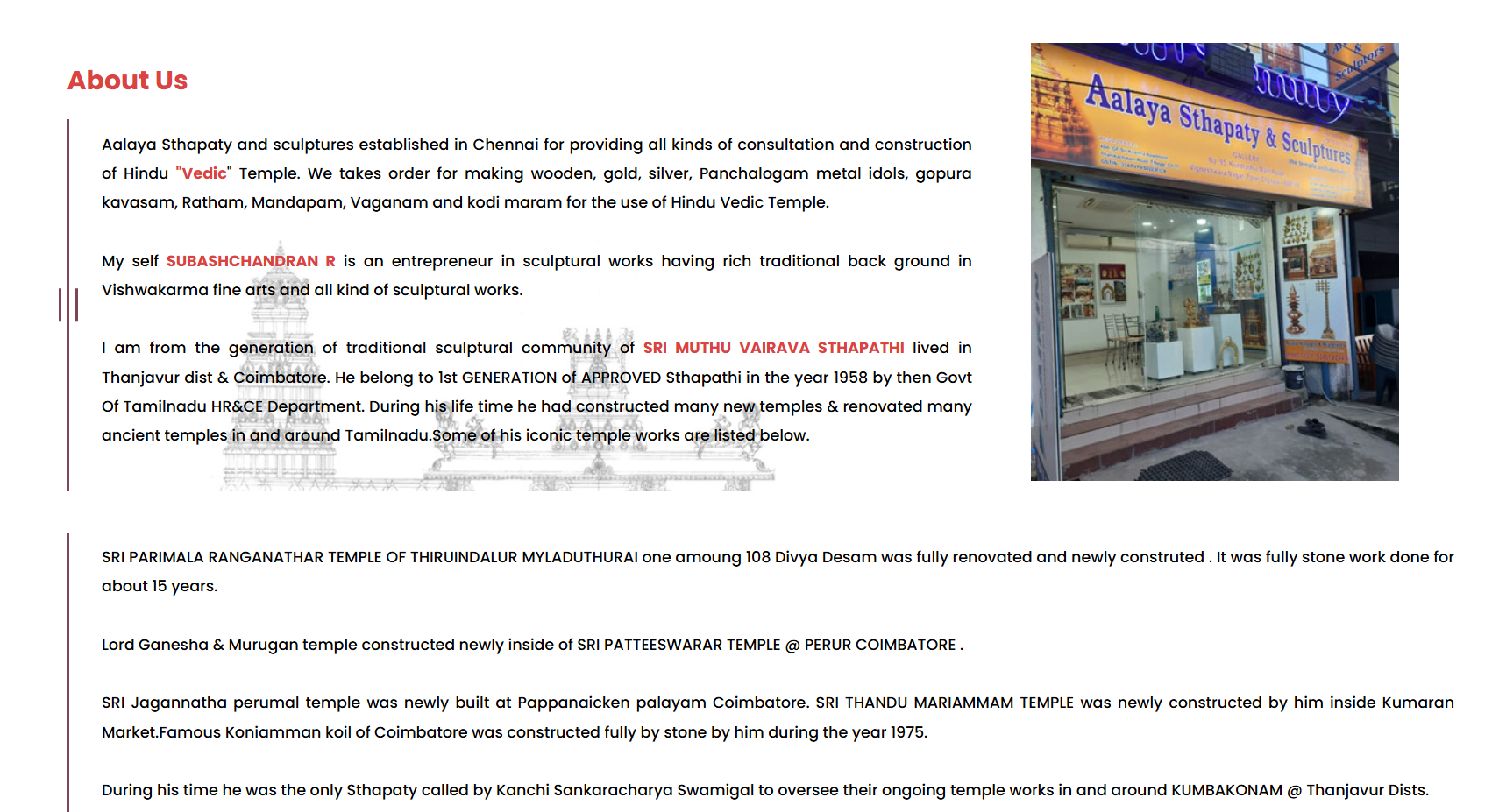 Religious Construction Web Design Solution — screenshot 2