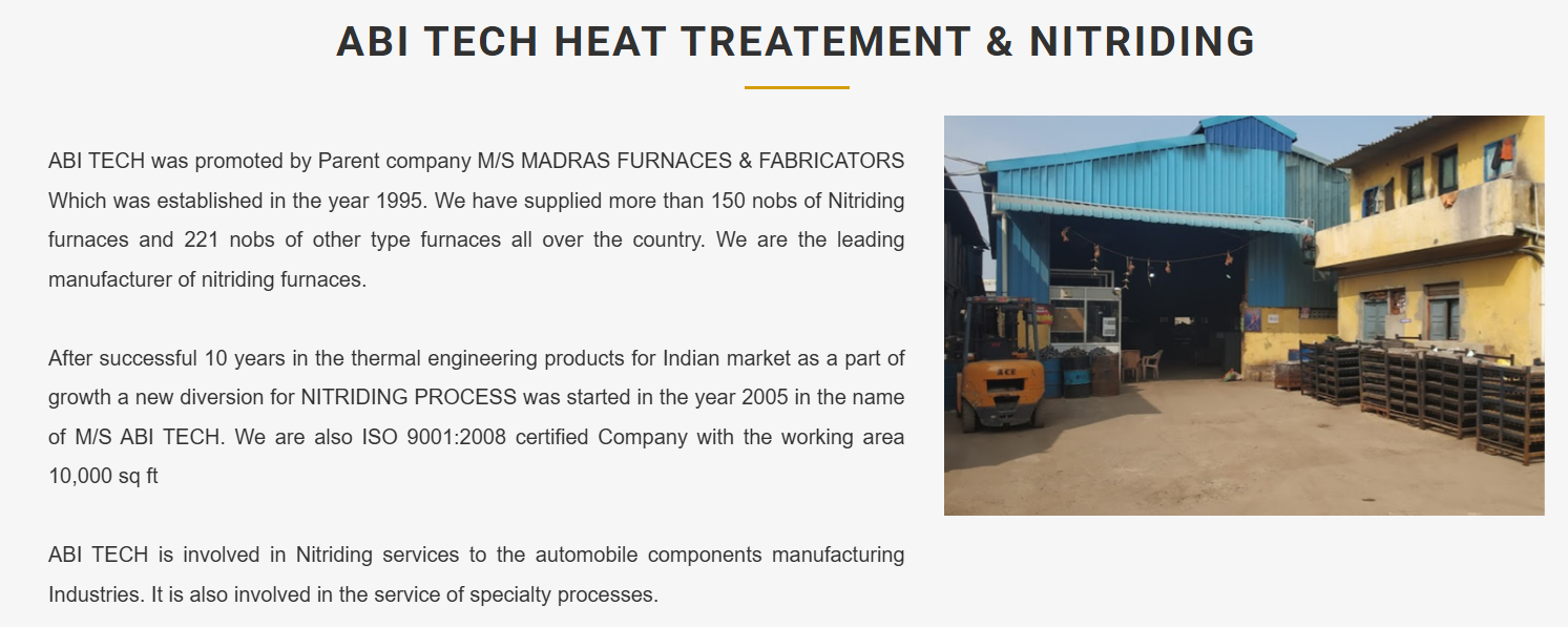 SEO Strategy for Industrial Heat Treatment — screenshot 3