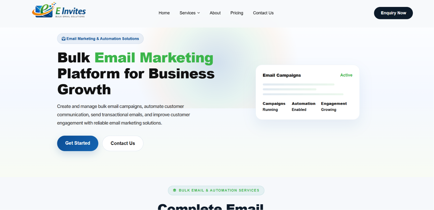Digital Invitation & Event Management Website — screenshot 1