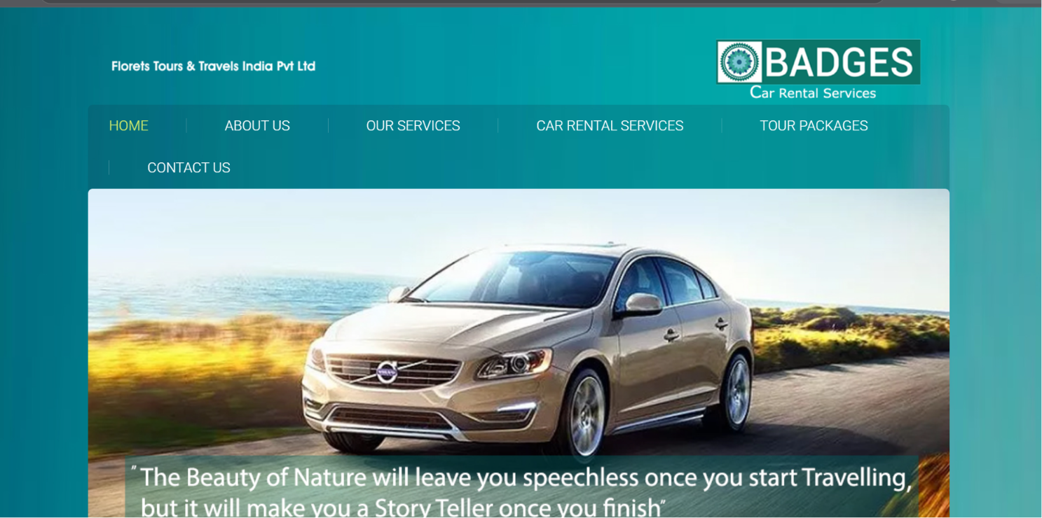Travel Business Website Design — screenshot 1