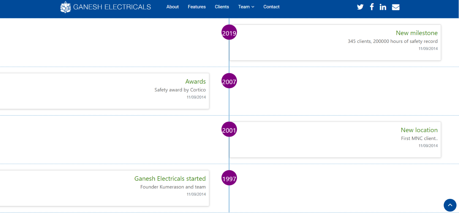 ESA Grade Electrical Contractor Website — screenshot 3