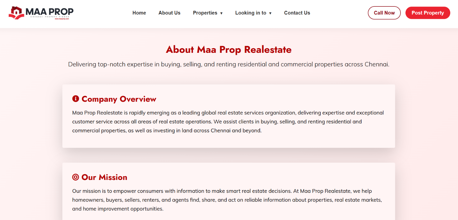 Real Estate Website Development — screenshot 2