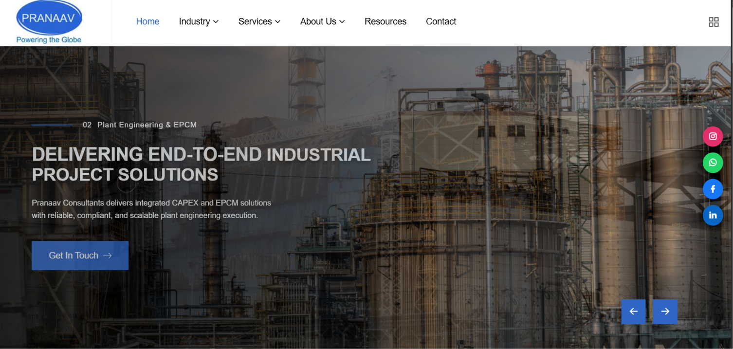 Industrial Contracting & Mobility Solutions Digital Platform — screenshot 1