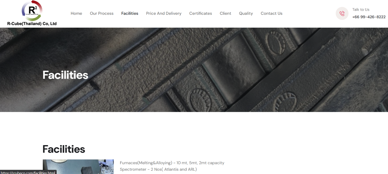 Aluminum Alloy Ingots Manufacturing & Global Metal Export Digital Platform — screenshot 2