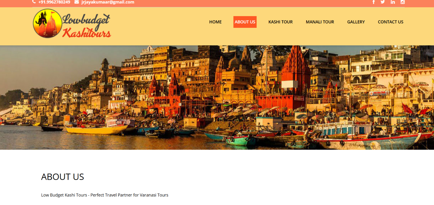 Pilgrimage Tour Website Development — screenshot 3