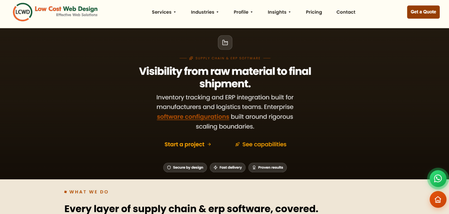Affordable Web Design Company Website Development — screenshot 2