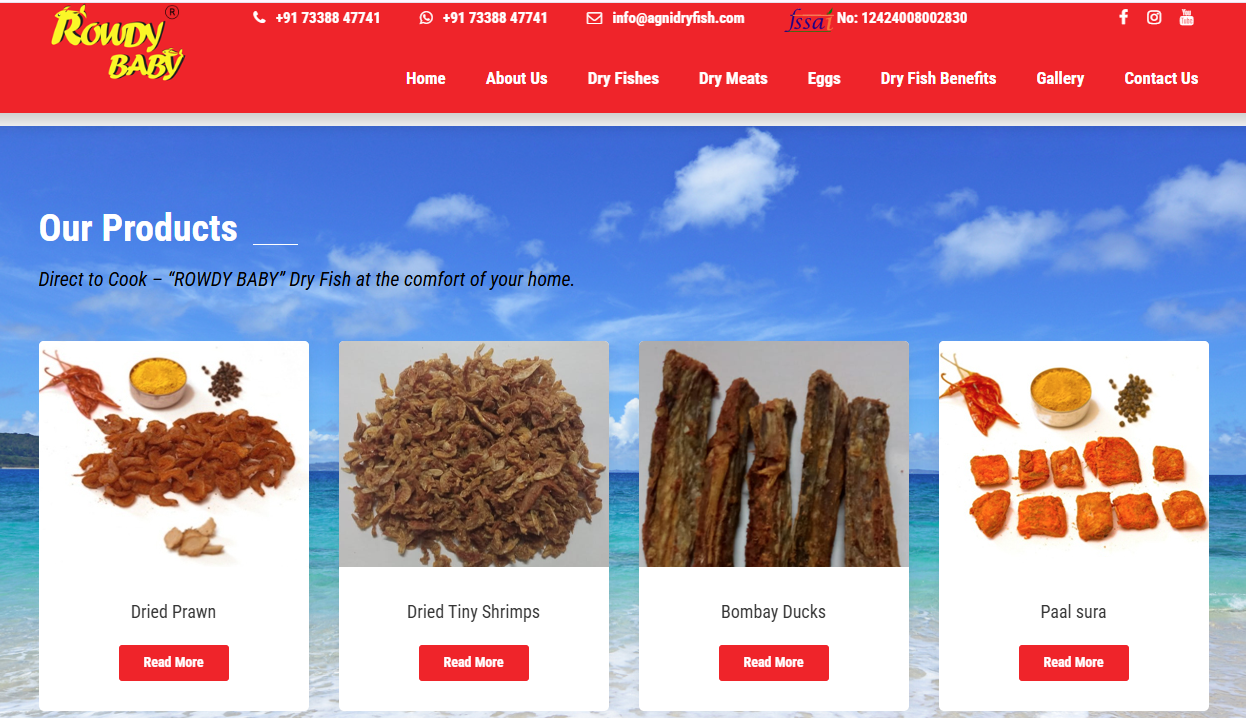 Boost your agriculture food business with professional web solutions — screenshot 2