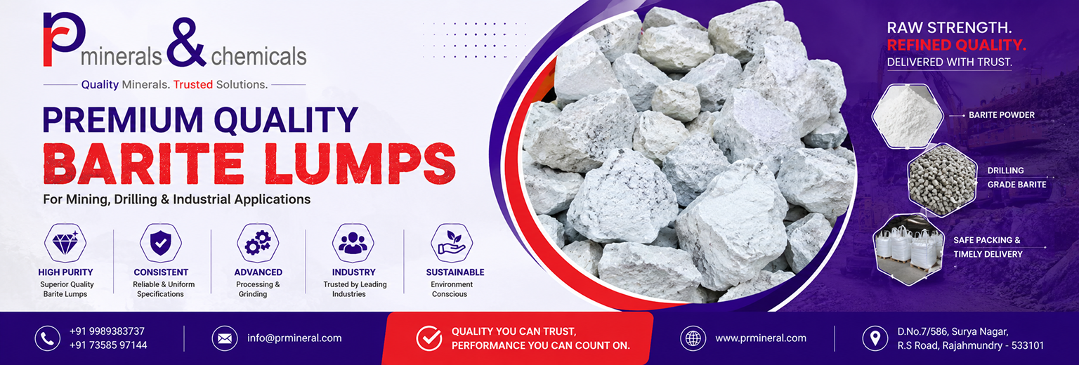 PR Minerals and Chemicals – Industrial Minerals Website & Digital Branding