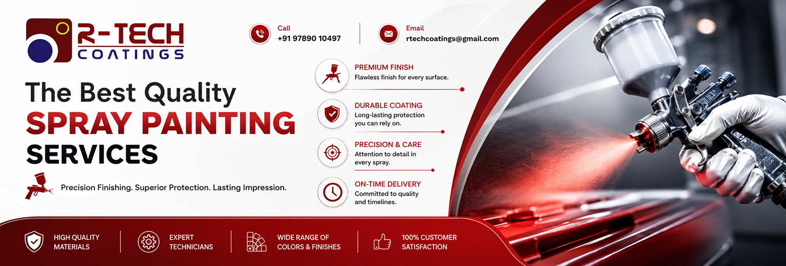 R-Tech Coatings – Industrial Coating Solutions Website Development