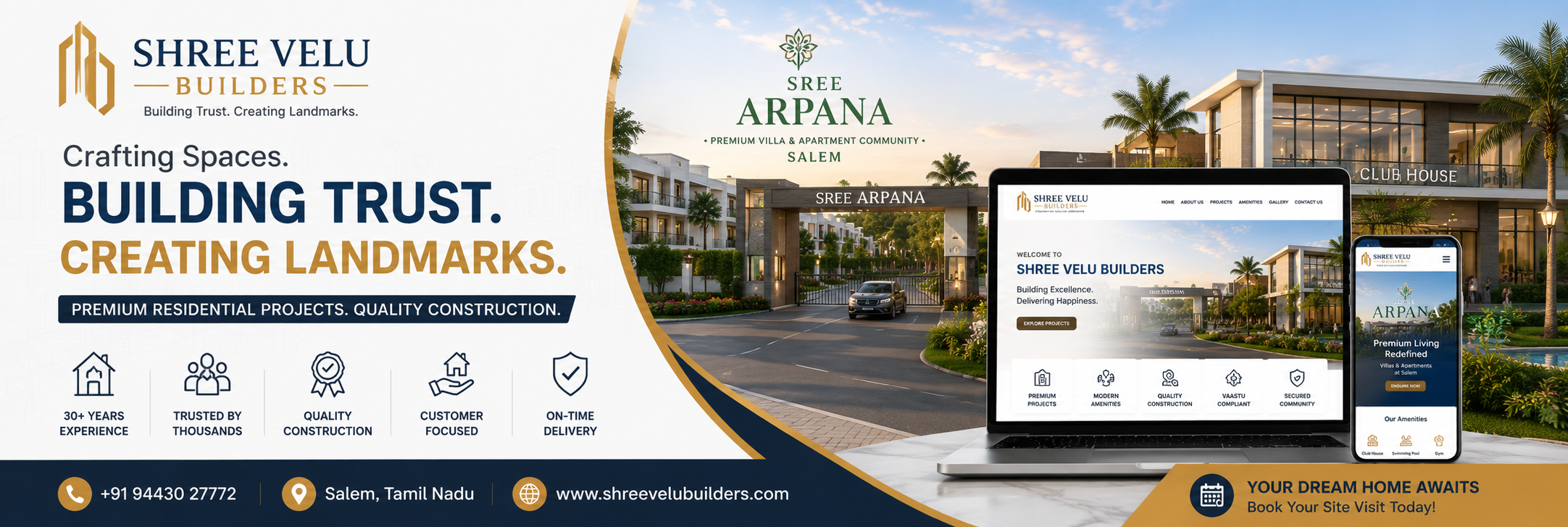 Residential Construction & Real Estate Website Development